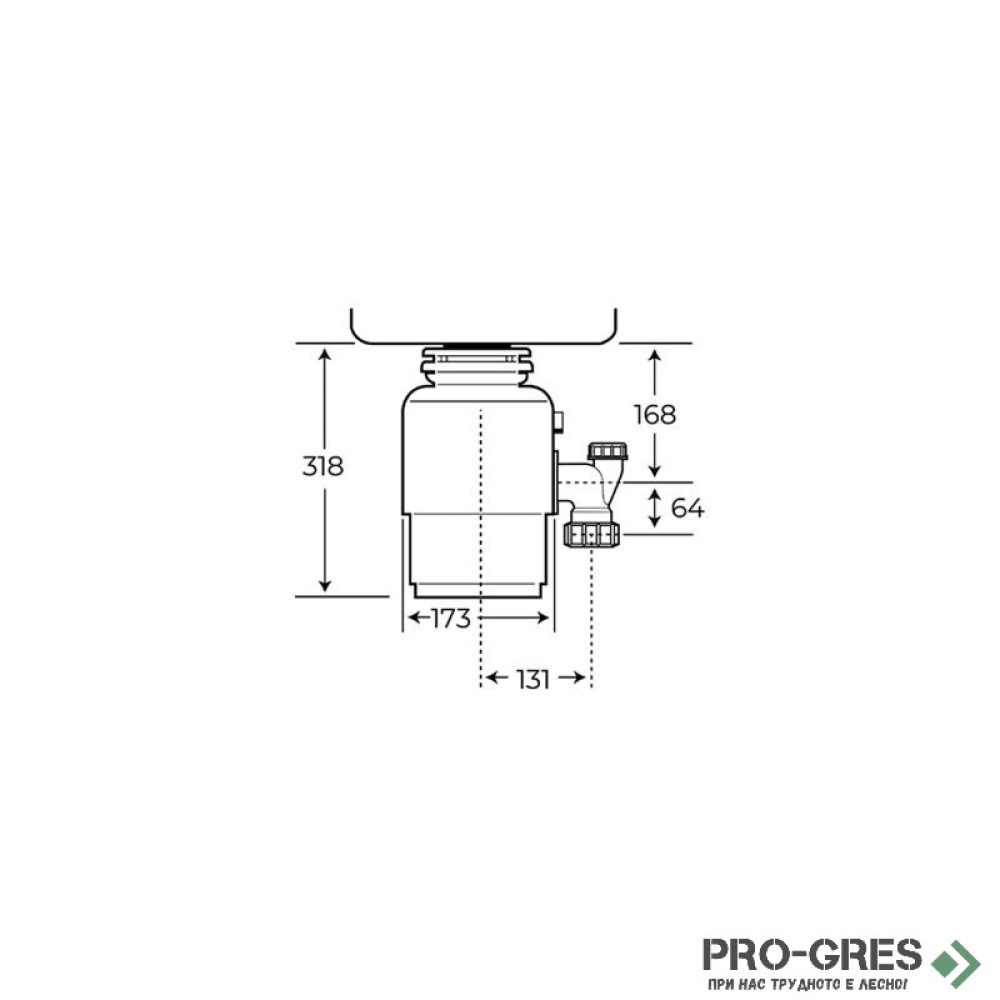 Мелница за хранителни отпадъци, Teka TR 550