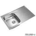 Иноксова мивка за вграждане, микролен, обръщаема, Teka, Universe 45 T-XM 1B 1D, 115110029