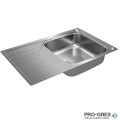 Иноксова мивка за вграждане, микролен, Teka, Universe 50 T-XM 1B 1D MAX,  115110030