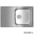 Иноксова мивка за вграждане, гладка, обръщаема, Teka, Universe 50 T-XP 1B 1D MAX, 115110017