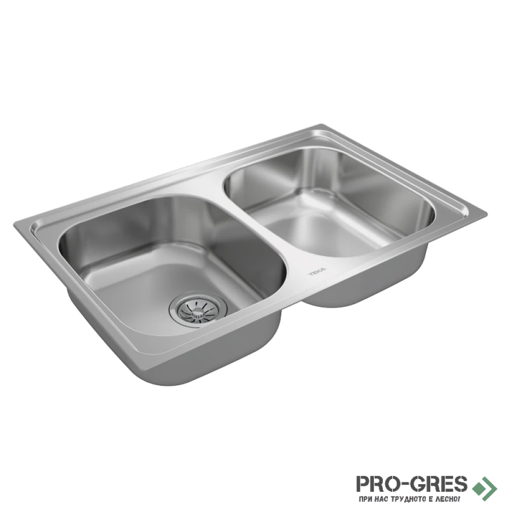 Иноксова мивка за вграждане Teka Universe 80 T-XP 2B 115040007