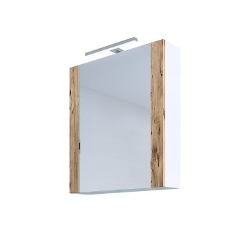 Горен шкаф за баня 60x65x15см PVC HPL Триано Хюстън 2