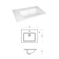 Комплект шкафове за баня Изи 45СМ PVC TRIANO