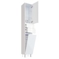 Шкаф колона за баня 30х185х30см бяла PVC Спарта Triano