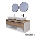 Комплект шкафове за баня 120x47x47см PVC Триано Кейптаун