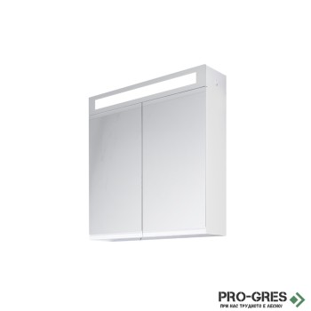 Горен шкаф за баня Велоче 60x60x15см PVC Триано Велоче
