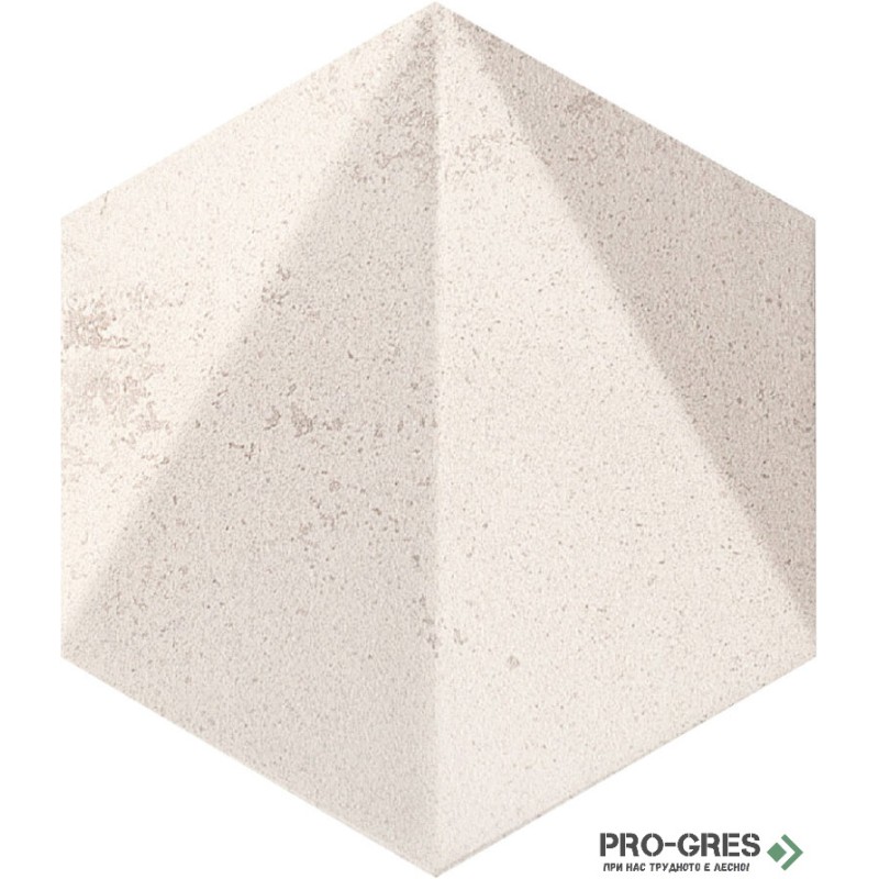 Декор Free Space HEX White STR 11×12.5 см