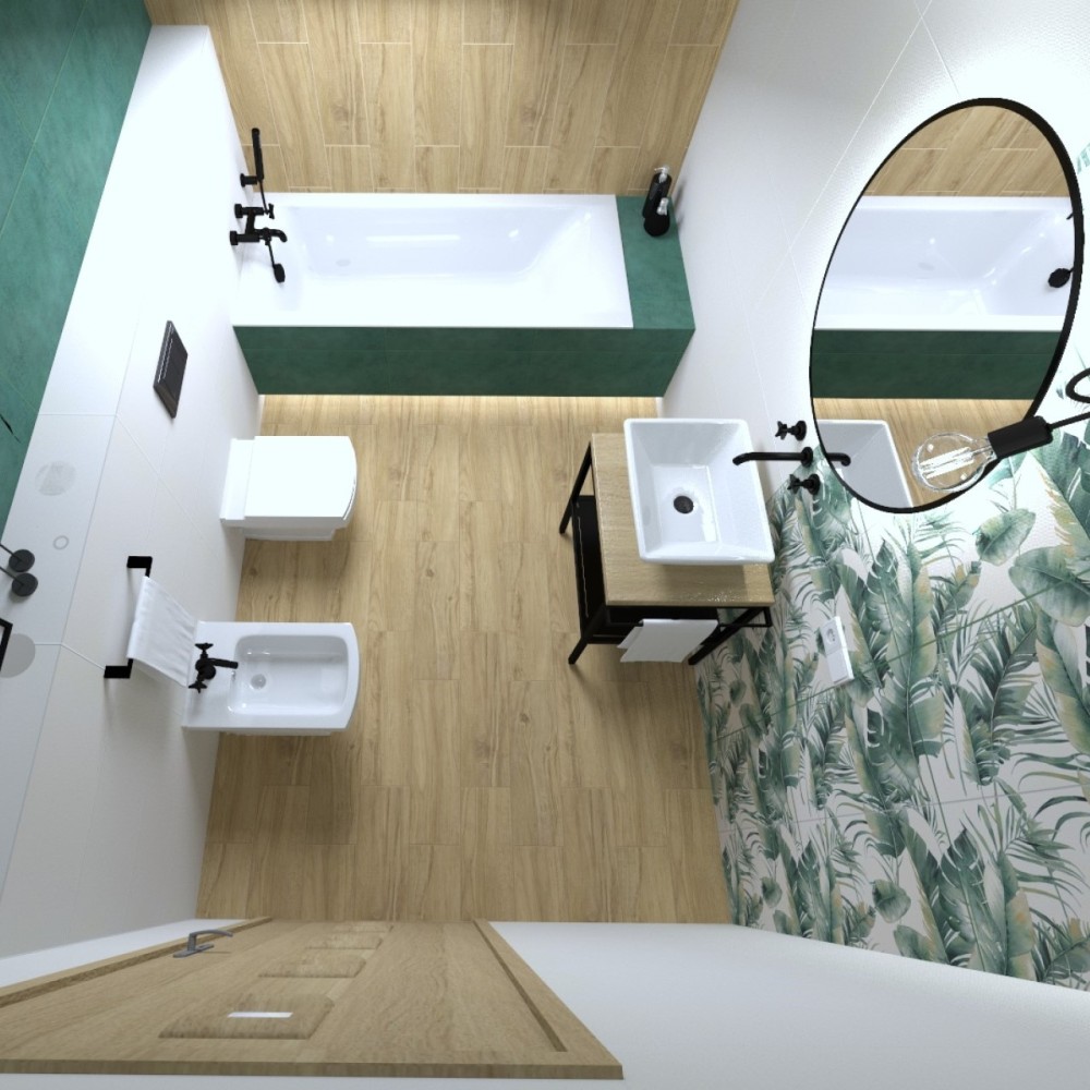 Плочки за баня за баня Burano Green 30.8×60.8 Плочки за баня за баня Burano Green 30.8×60.8