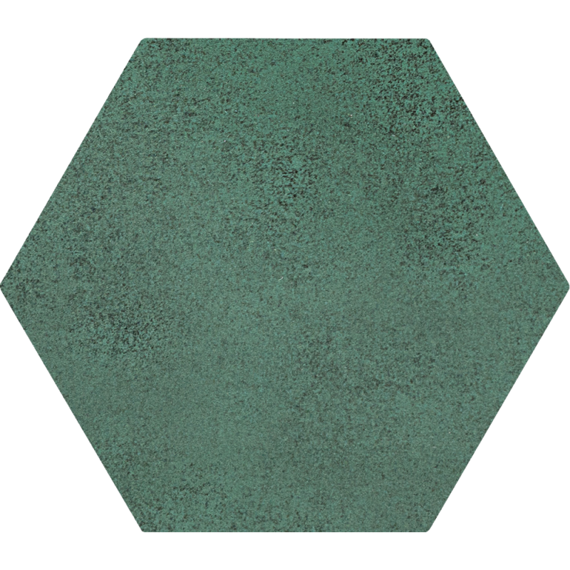 Фаянс Burano Hex Green 12.5×11