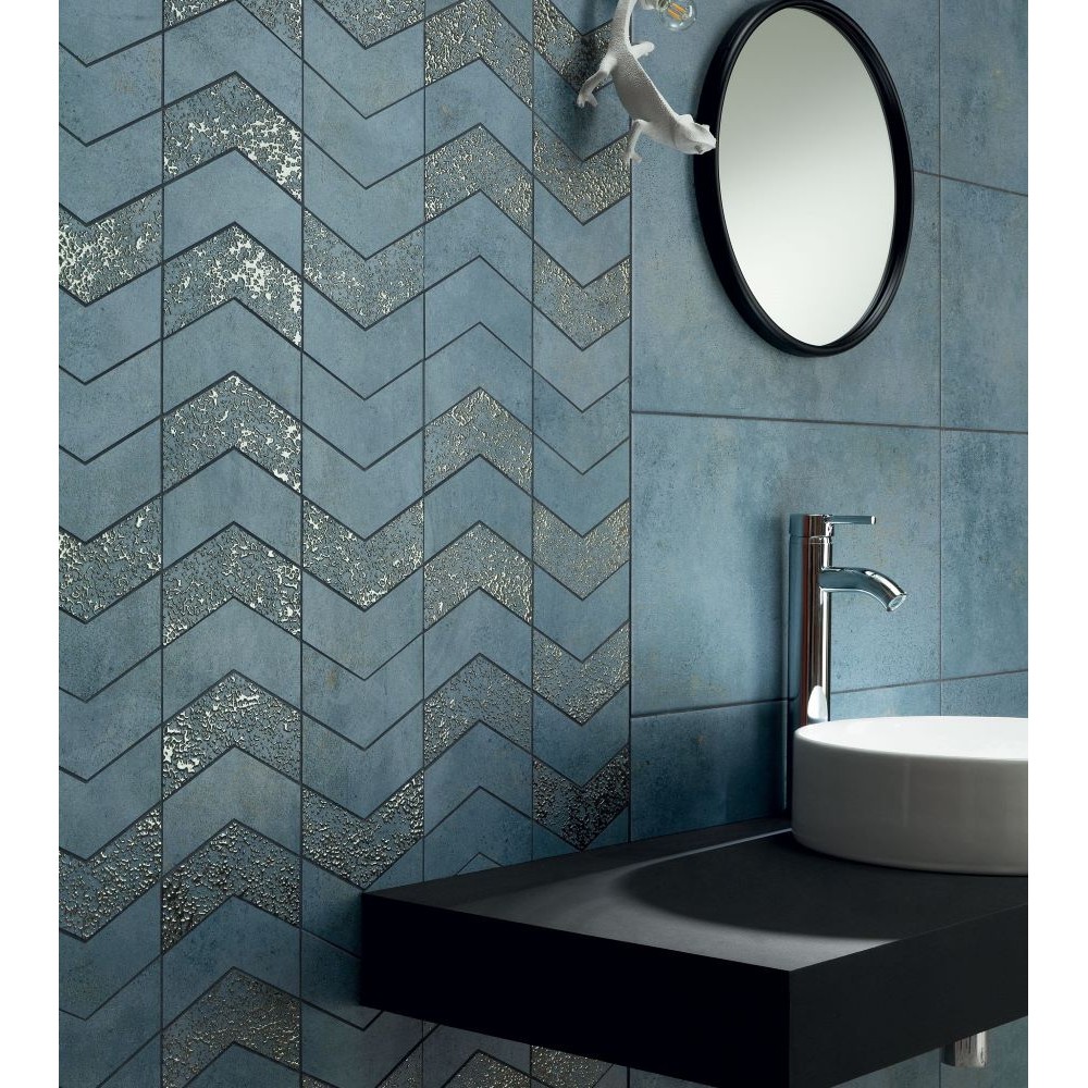 Плочки за баня Tubadzin-Margot Blue 30.8x60.8 Плочки за баня Tubadzin-Margot Blue 30.8x60.8
