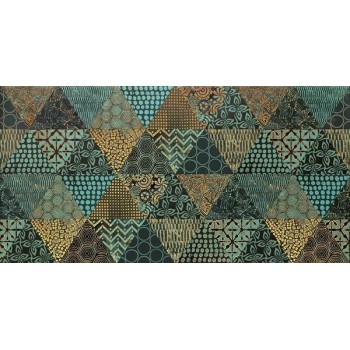 Плочки за баня Tubadzin-DECOR MARGOT GREEN GEO 30.8х60.8 Плочки за баня Tubadzin-DECOR MARGOT GREEN GEO 30.8х60.8