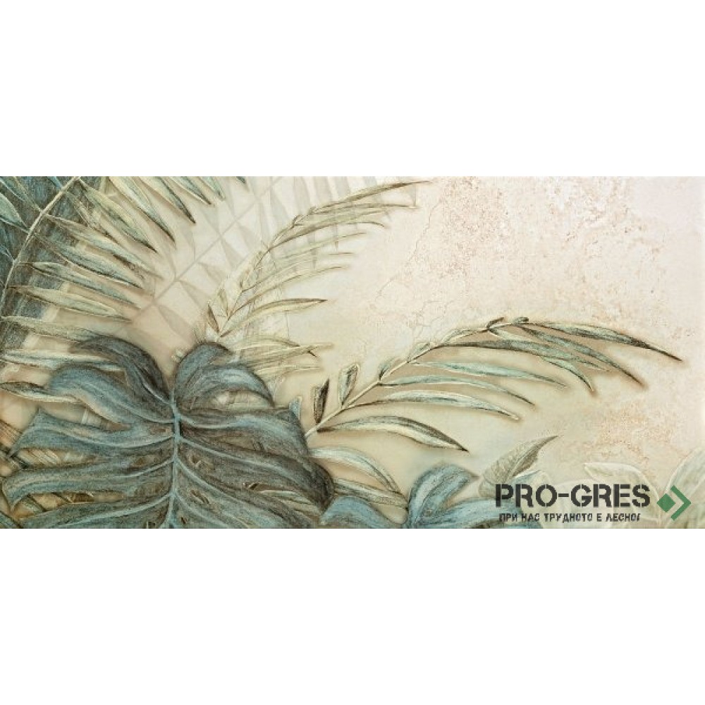 Декор Alabaster Element 2 Shine Leaves B 59.8×119.8 см