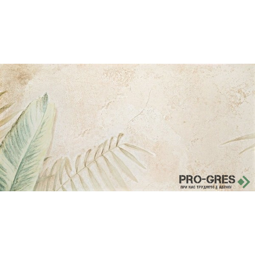 Декор Alabaster Element 4 Shine Leaves B 59.8×119.8 см