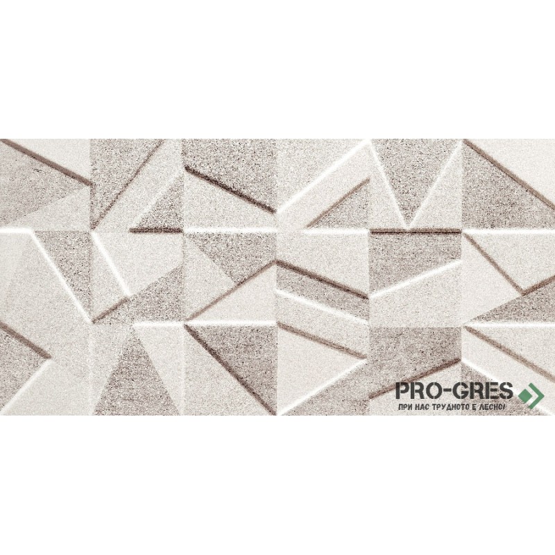 Фаянс Bellante Grey Geo STR 29.8×59.8 см