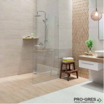 Плочки за баня TUBADZIN Bellante Grey 29.8×59.8см