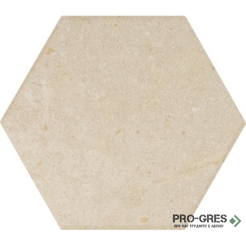 Фаянс BIHARA BEIGE HEXA 11х12,5 см