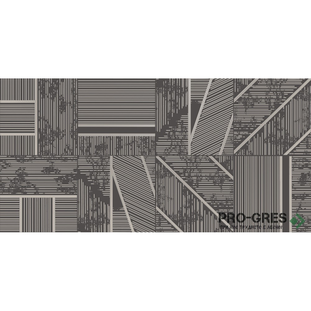 Декор Duo Graphite A 29.8×59.8см