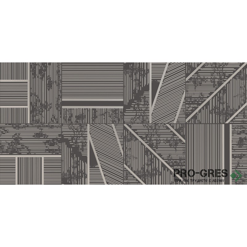 Декор Duo Graphite A 29.8×59.8см