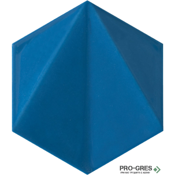 Декор плочка за баня Free Space HEX Navy STR 11×12.5 см
