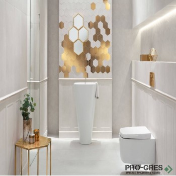 Плочки за баня TUBADZIN Grigia 29.8×74.8 см