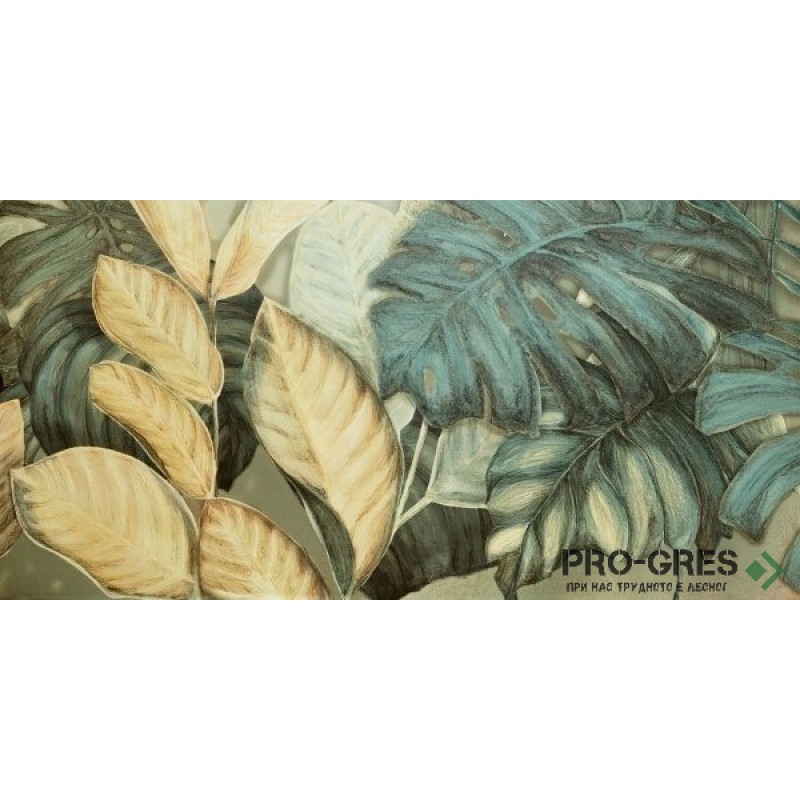 Декор Alabaster Element 1 Shine Leaves A 59.8×119.8 см