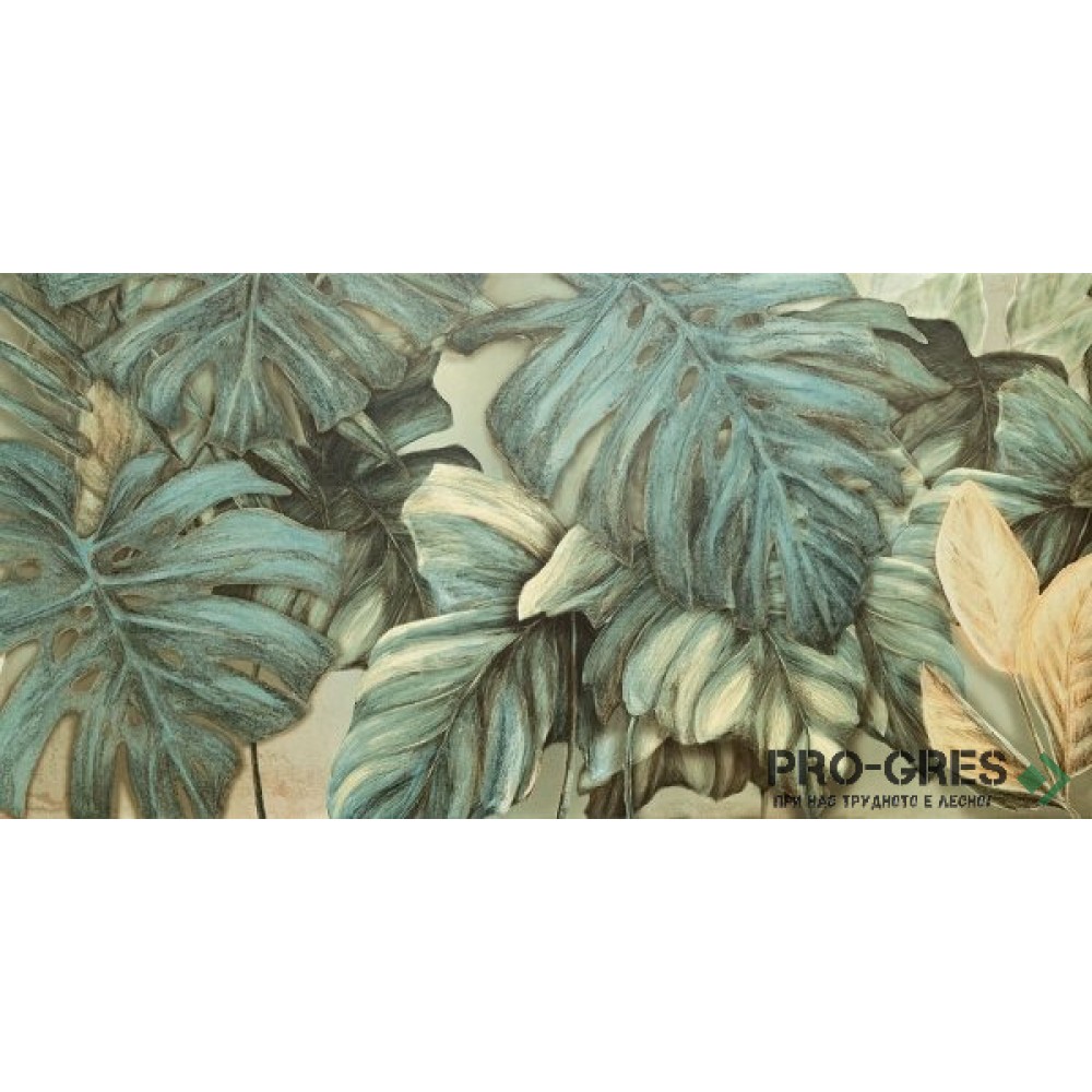 Декор Alabaster Element 1 Shine Leaves B 59.8×119.8 см