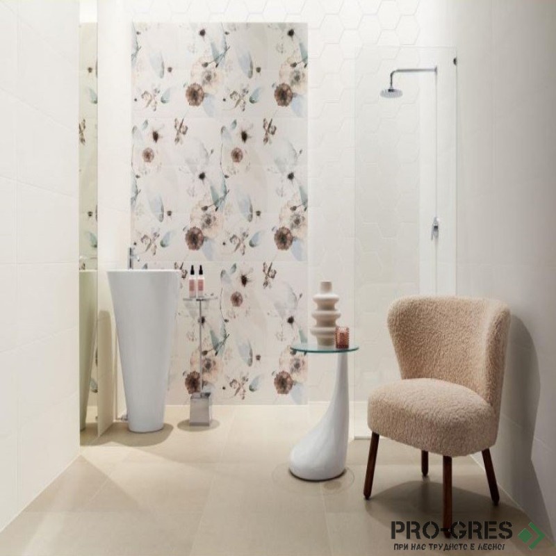 Плочки за баня TUBADZIN Mild Garden 29.8×74.8 см
