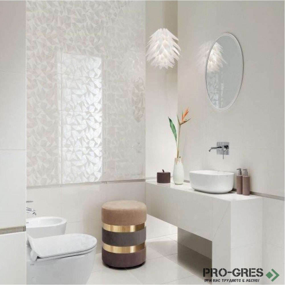 Плочки за баня TUBADZIN Modern Pearl 29,8х59,8 см Плочки за баня TUBADZIN Modern Pearl 29,8х59,8 см