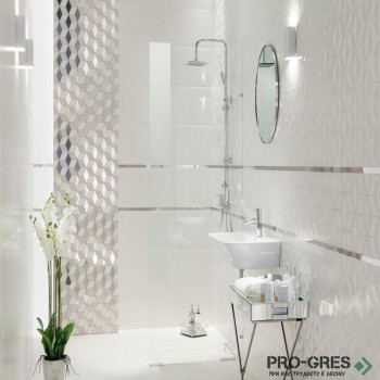Плочки за баня TUBADZIN Perla 29.8×74.8 см