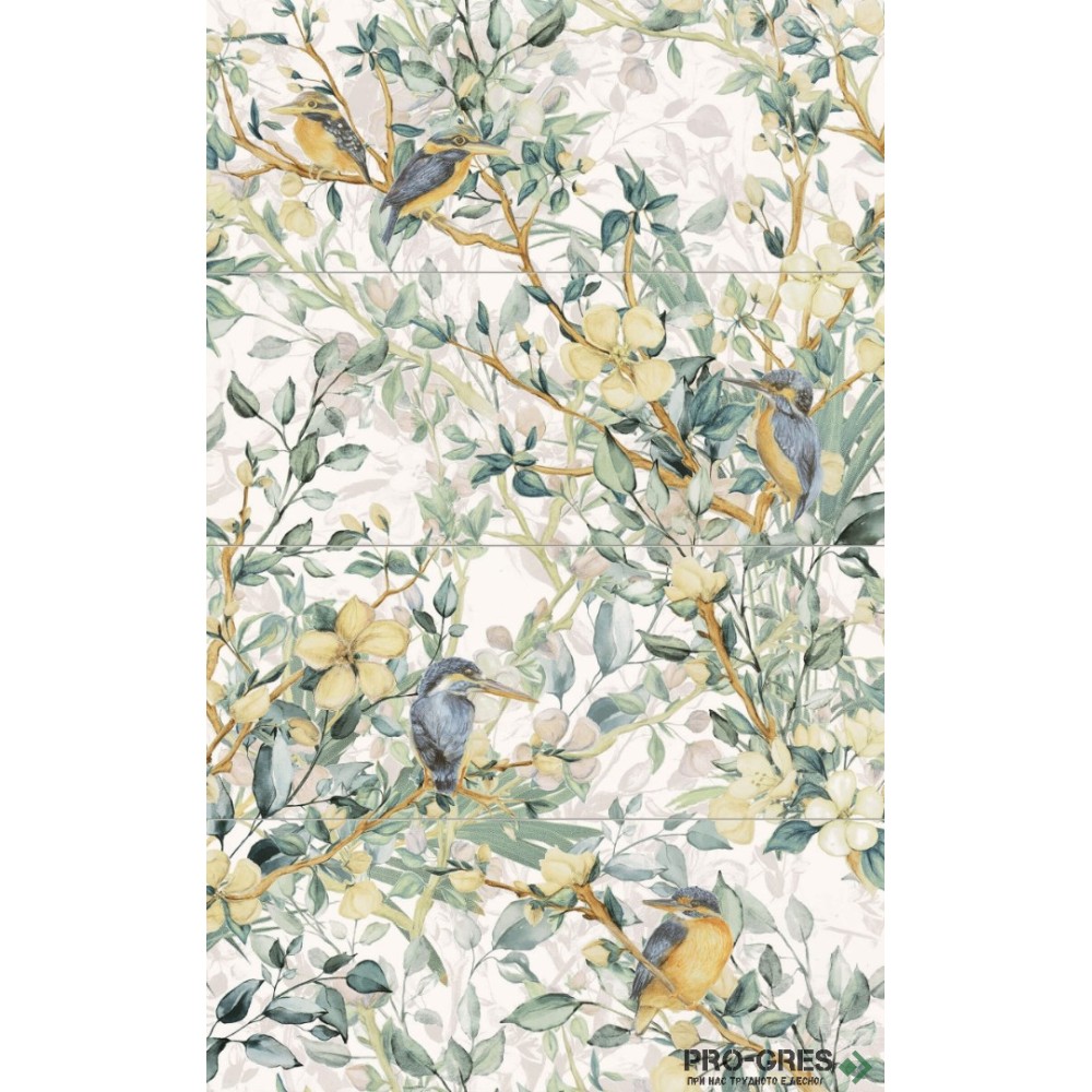 Декор Perla Birds 4pcs 74.8х119.8 см