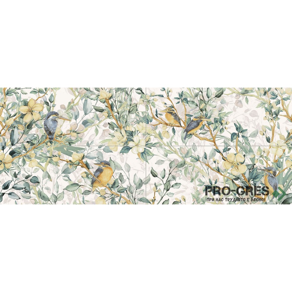 Плочки за баня TUBADZIN PERLA BIRDS 29.8×74.8 см Плочки за баня TUBADZIN PERLA BIRDS 29.8×74.8 см