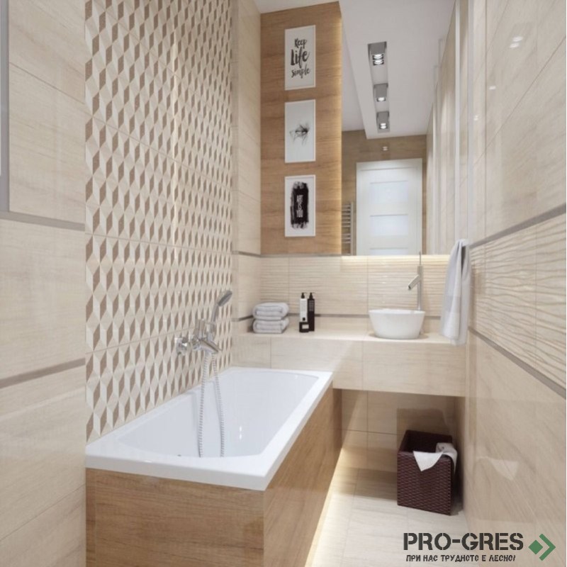 Плочки за баня TUBADZIN Pineta 30.8×60.8 см Плочки за баня TUBADZIN Pineta 30.8×60.8 см