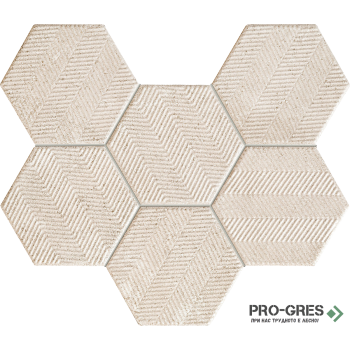 Мозайка Sfumato Hex 29.8×22.1 см