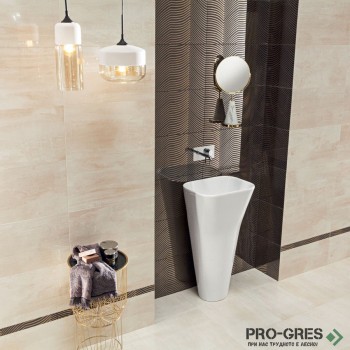 Плочки за баня TUBADZIN Shine Concrete 29.8×59.8 см