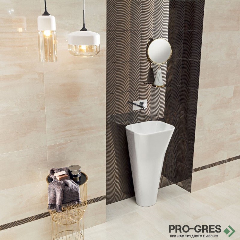 Плочки за баня TUBADZIN Shine Concrete 29.8×59.8 см Плочки за баня TUBADZIN Shine Concrete 29.8×59.8 см