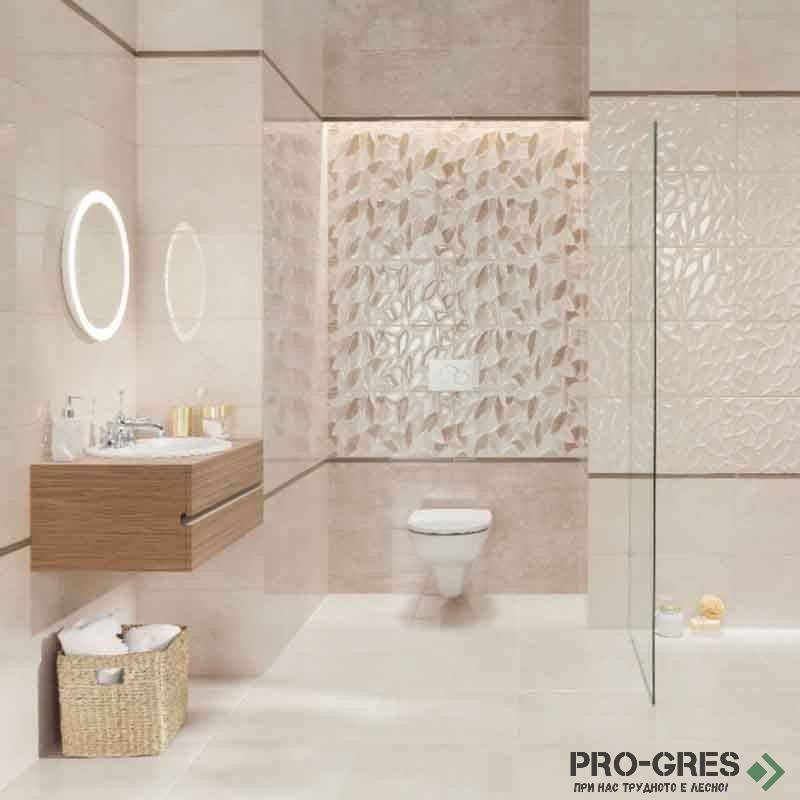 Плочки за баня TUBADZIN Tempre Beige 30.8×60.8 см Плочки за баня TUBADZIN Tempre Beige 30.8×60.8 см