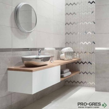 Плочки за баня TUBADZIN Tempre Grey 30.8×60.8 см
