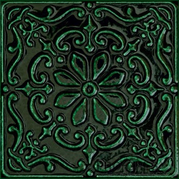 Декор Tinta Green 14.8×14.8 см