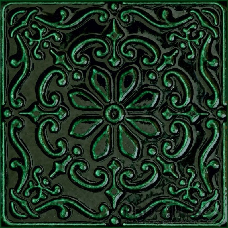 Декор Tinta Green 14.8×14.8 см