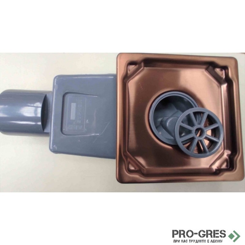 Точков сифон 10x10см, Valtemo vfd764315