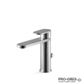 Стоящ смесител за мивка с изпразнител, Vema, Ayas Steel, V28010.AC.005