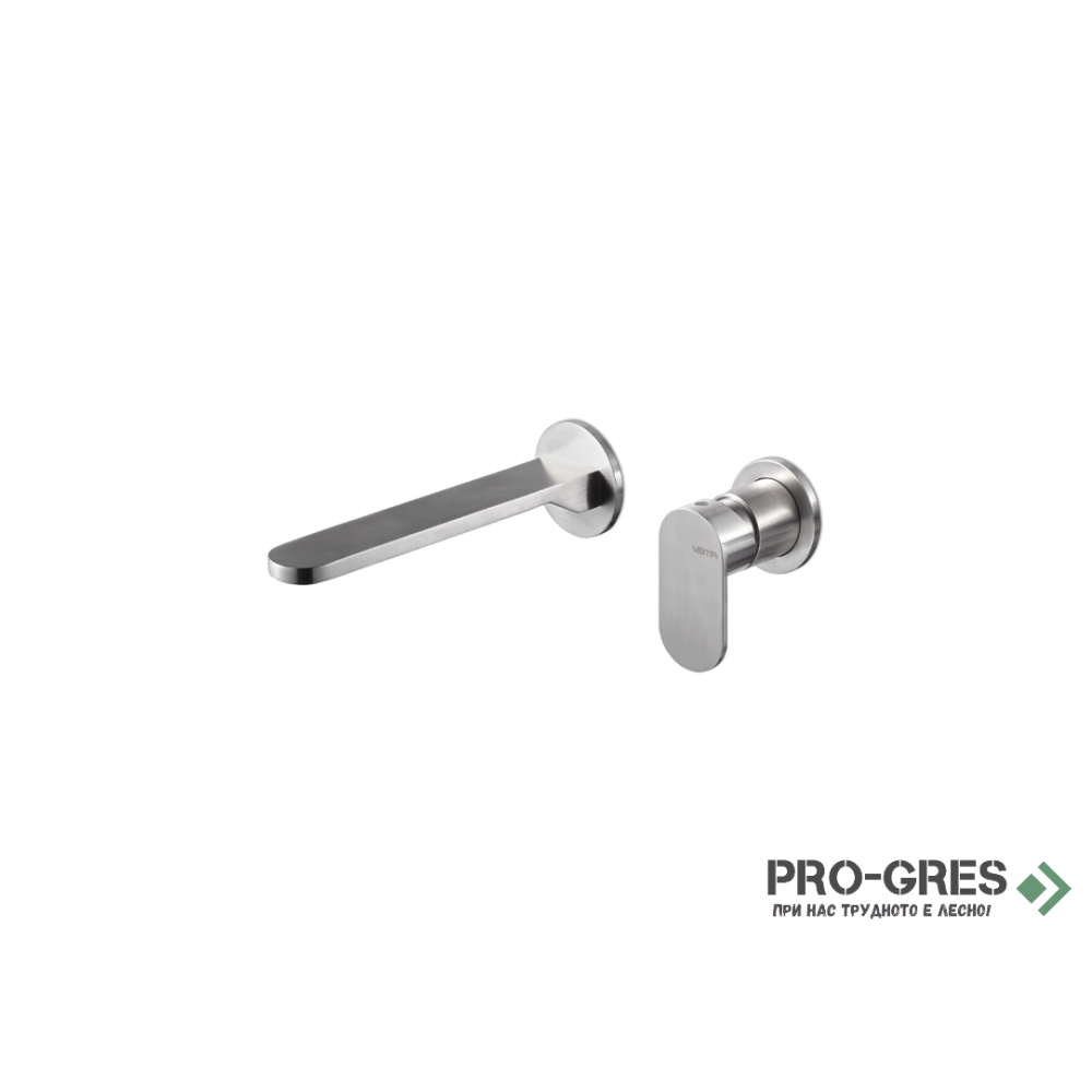 Вграден смесител за мивка от инокс, Vema, Ayas Steel,  V28050.AC.005