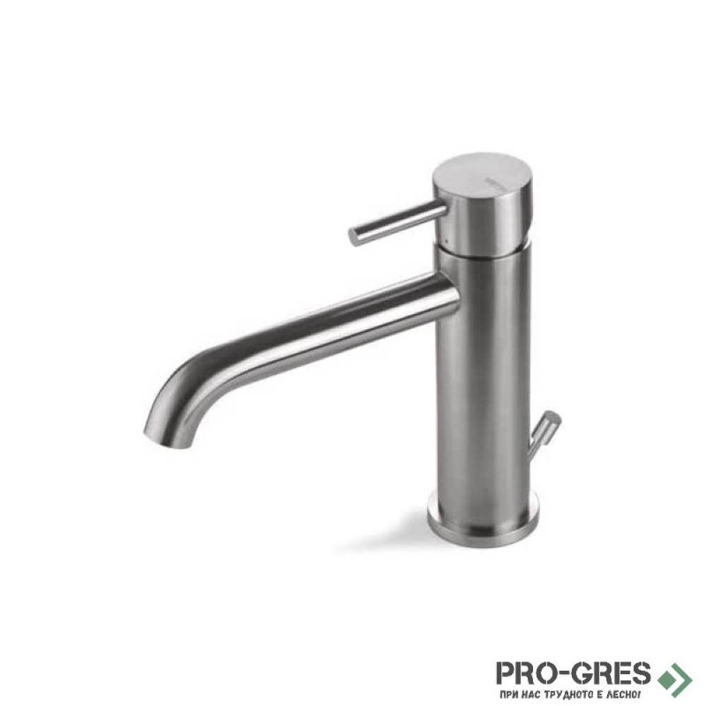 Смесител за мивка от неръждаема стомана, Vema, Tiber Steel, V17010.AC.005