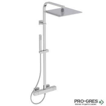 Душ система с термостатен смесител,хром Ceratherm C100 IDEAL STANDARD A7542AA