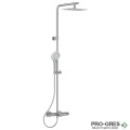 Душ система с термостатен смесител и чучур,хром IDEAL STANDARD CERATHERM T100 A7591AA