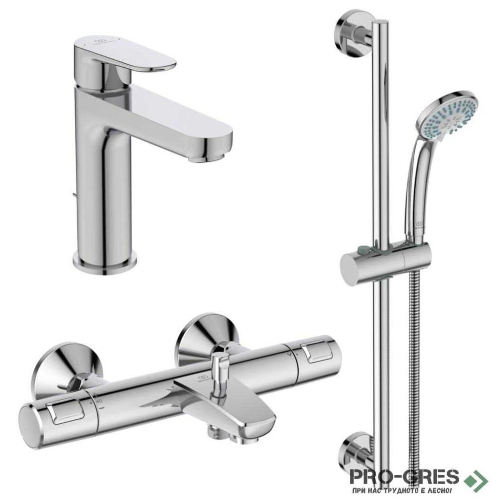 Комплект 3 в 1- Cerafine O и Ceratherm T25 Ideal Standard BC984AA