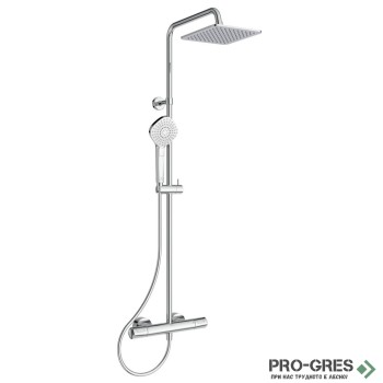 Душ система термостатен смесител,хром IDEAL STANDARD CERATHERM T100 A7240AA