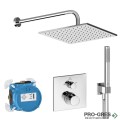 Термостатен смесител за вграждане вана и душ, хром IDEAL STANDARD CERATHERM C100 A7522АА