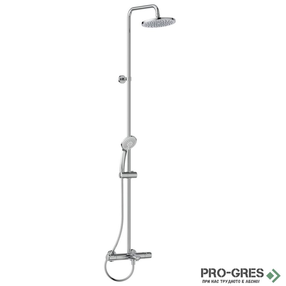 Термостатна душ система с чучур,хром IDEAL STANDARD CERATHERM T125 A7590AA