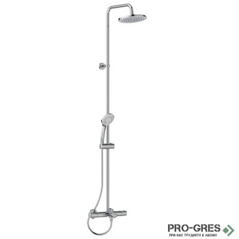 Термостатна душ система с чучур,хром IDEAL STANDARD CERATHERM T125 A7590AA